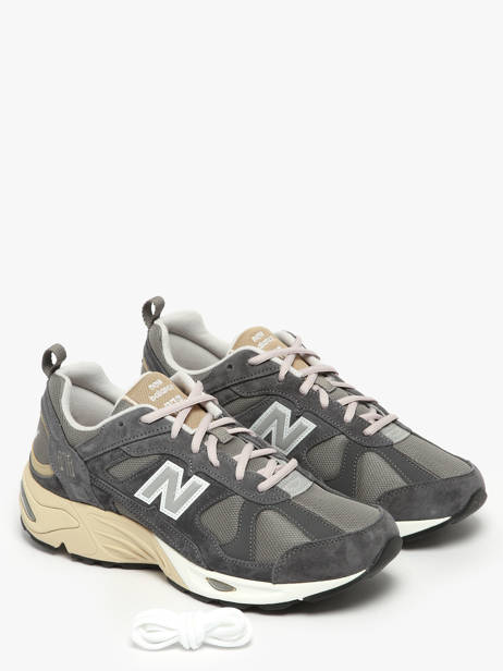 Sneakers 878 En Cuir New balance Gris boy CM878MG1 vue secondaire 1
