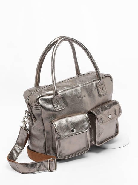 Leather Le Dandy A4 Satchel Paul marius Gray vintage S other view 2