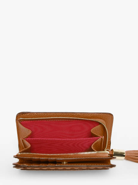 Compact Leather Premier Flirt Wallet Lancel Brown premier flirt A11136 other view 2