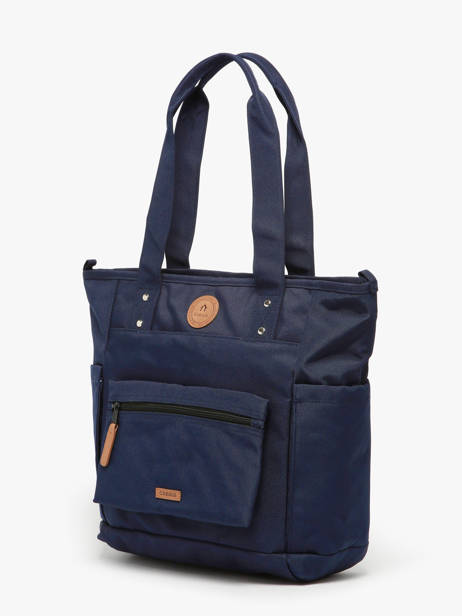 A4 Size Shoulder Bag Adventurer Recycled Polyester Cabaia Blue adventurer TOTEBAGM other view 2