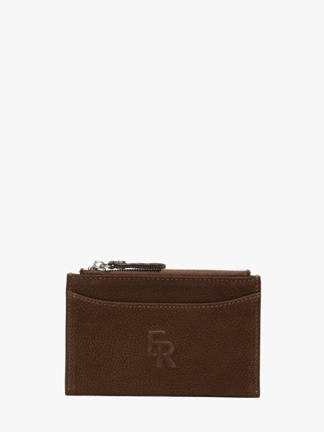 Porte-cartes Cavalier Nubuck Cuir Etrier Marron cavalier nubuck ECAN094M