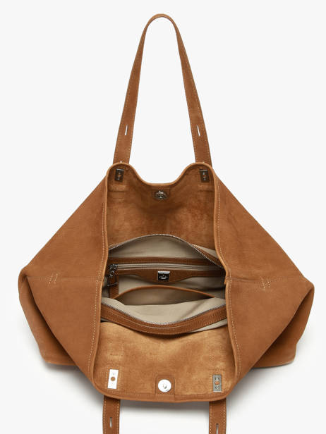Shopping Bag Cavalier Nubuck Leather Etrier Beige cavalier nubuck ECAN127M other view 3