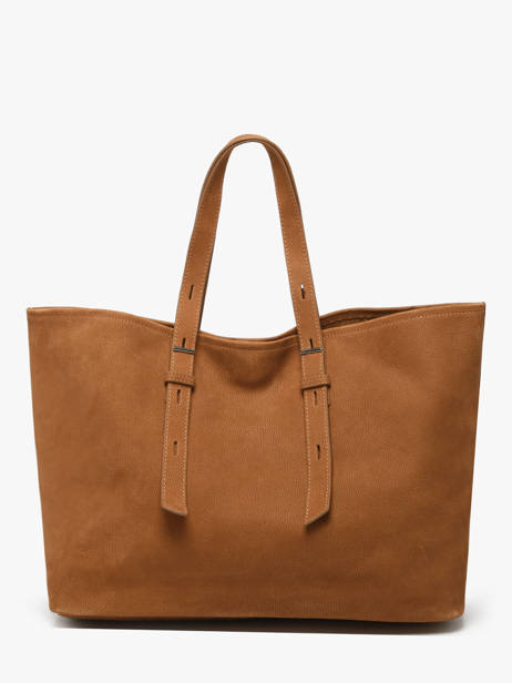 Shopping Bag Cavalier Nubuck Leather Etrier Beige cavalier nubuck ECAN127M other view 4