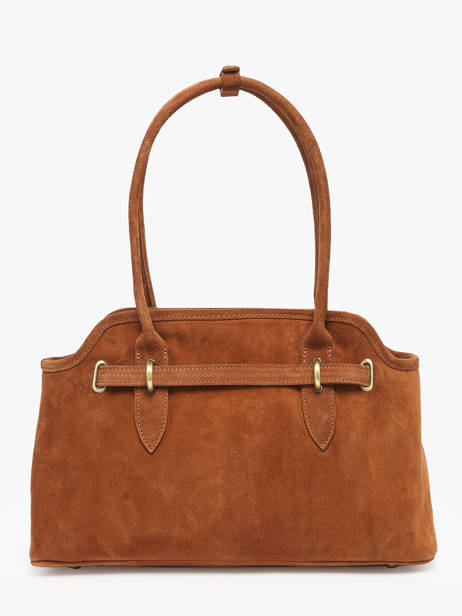 Sac Porté épaule Velvet Cuir Milano Marron velvet VE260610 vue secondaire 4