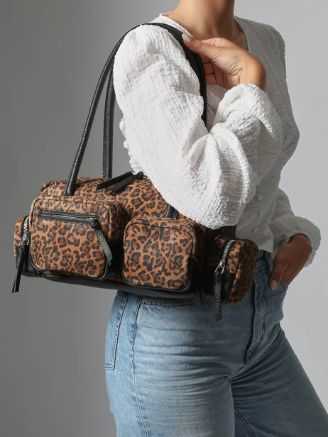 Sac Porté épaule 90's Cuir Paul marius Marron 90's BASLE90S vue secondaire 1