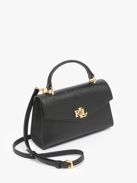 Sac Porté Main Farrah Cuir Lauren ralph lauren Noir farrah 31966765 vue secondaire 2