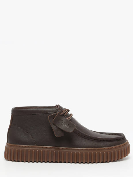Chaussures Derbies Montante Torhill En Cuir Clarks Marron men 26183425