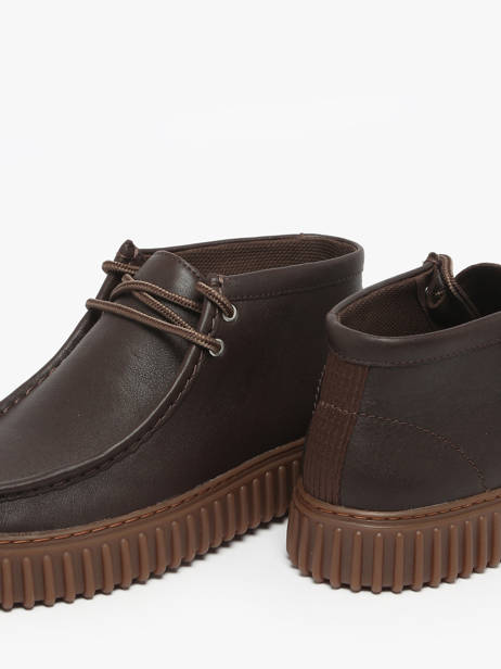 Chaussures Derbies Montante Torhill En Cuir Clarks Marron men 26183425 vue secondaire 2