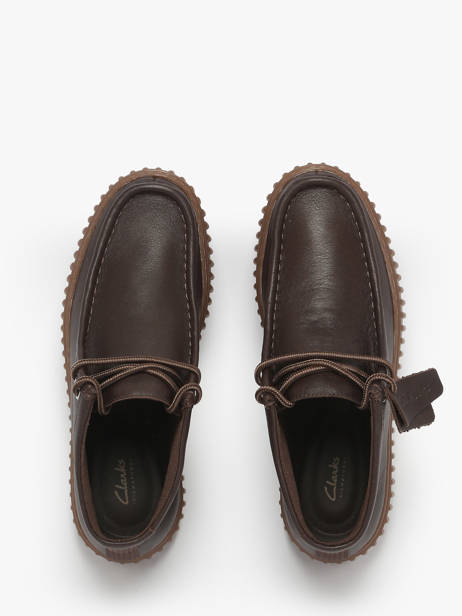 Chaussures Derbies Montante Torhill En Cuir Clarks Marron men 26183425 vue secondaire 3