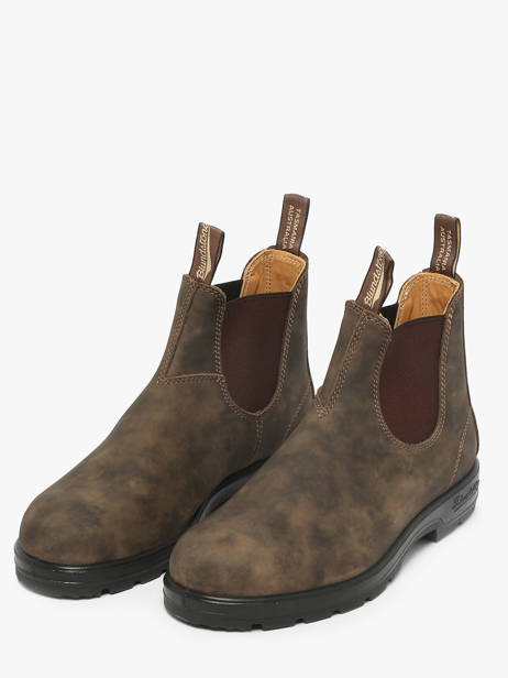 Chelsea Boots  En Cuir Blundstone Marron men 585 vue secondaire 2