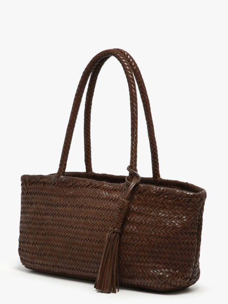 Shoulder Bag Heritage Leather Biba Brown heritage PER10L other view 2