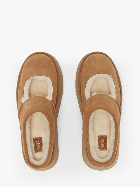 Chaussures Derbies En Cuir Ugg Marron accessoires 1167612 vue secondaire 3