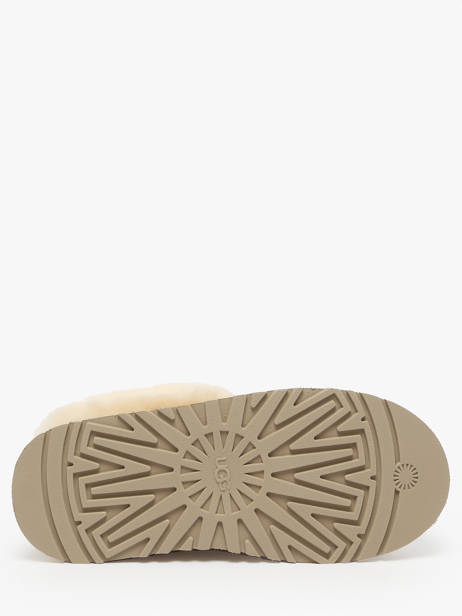 Bottines Plateforme En Cuir Ugg Beige accessoires 1171393 vue secondaire 4