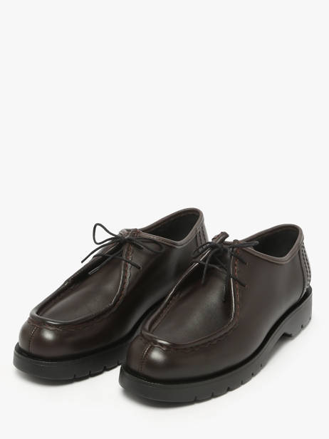 Chaussures Derbies En Cuir Kleman Marron men PADROR vue secondaire 2