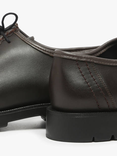 Chaussures Derbies En Cuir Kleman Marron men PADROR vue secondaire 3