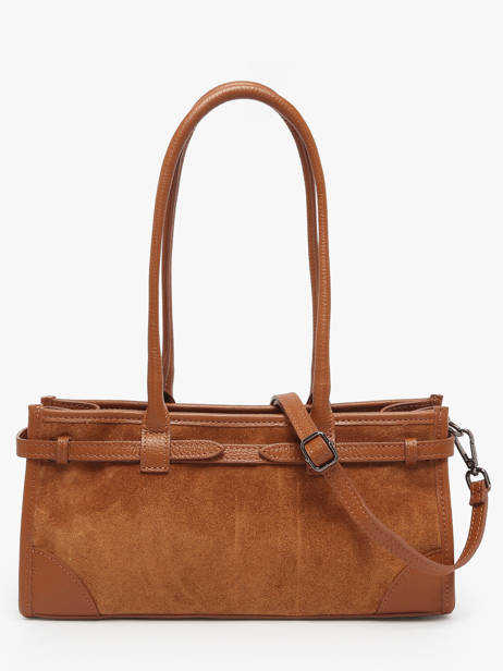 Sac Porté épaule Velvet Caviar Cuir Milano Marron velvet caviar VC25062 vue secondaire 4