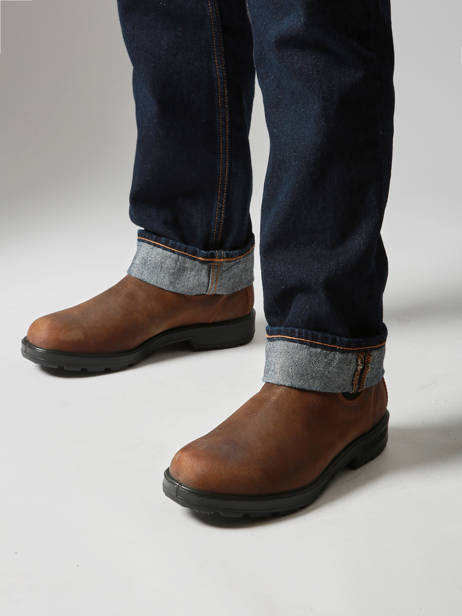 Chelsea Boots  En Cuir Blundstone Marron men 1911 vue secondaire 1