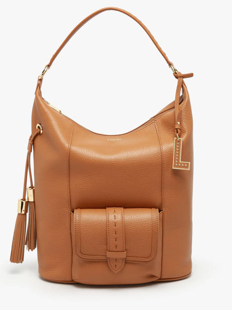 Sac Porté épaule Premier Flirt Cuir Lancel Marron premier flirt A13789