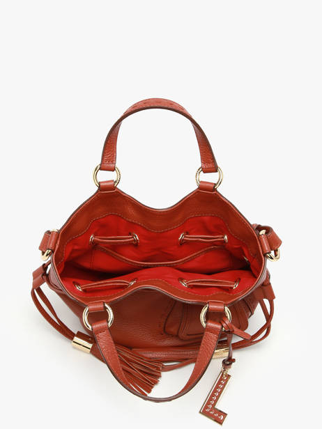 Sac Seau S Premier Flirt Cuir Lancel Rouge premier flirt A10109 vue secondaire 3
