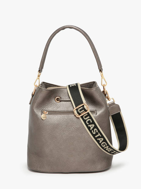 Sac Bandoulière Pocket Lulu castagnette Argent pocket ZAID vue secondaire 3