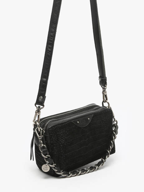 Sac Bandoulière Vintage Mila louise Noir vintage 23673KRC vue secondaire 1