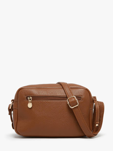 Sac Bandoulière Zip Lulu castagnette Marron zip ZITA vue secondaire 3