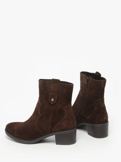 Heeled Boots In Leather Tt. bagatt Brown women 14006100 other view 3