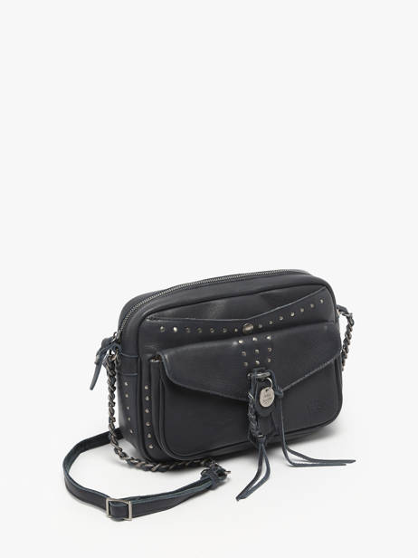 Shoulder Bag Vintage Leather Mila louise Blue vintage 3327CL other view 2