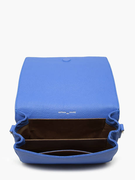Sac Bandoulière Rotterdam Cuir Nathan baume Bleu mondrian 3 vue secondaire 3