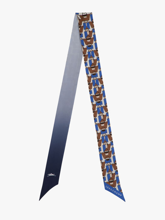 Longchamp Soie gots Etole Multicolore