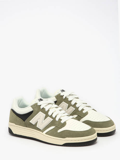 Sneakers 480 In Leather New balance Green boy BB480PEO other view 1
