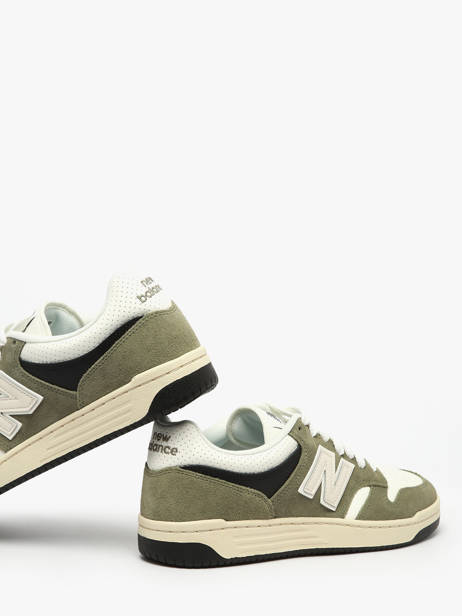 Sneakers 480 In Leather New balance Green boy BB480PEO other view 2