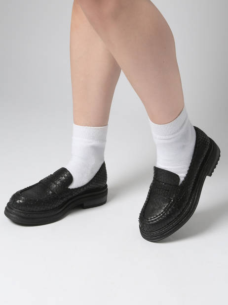 Slippers In Leather Aliwell Black women A0234 other view 1