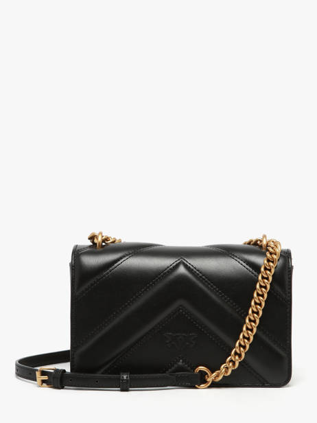 Sac Bandoulière Love Bag Icon Pinko Noir love bag icon 4550A2OS vue secondaire 4