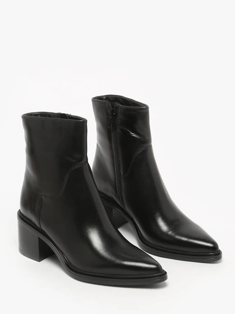 Heeled Boots In Leather Mjus Black women L39202 other view 1