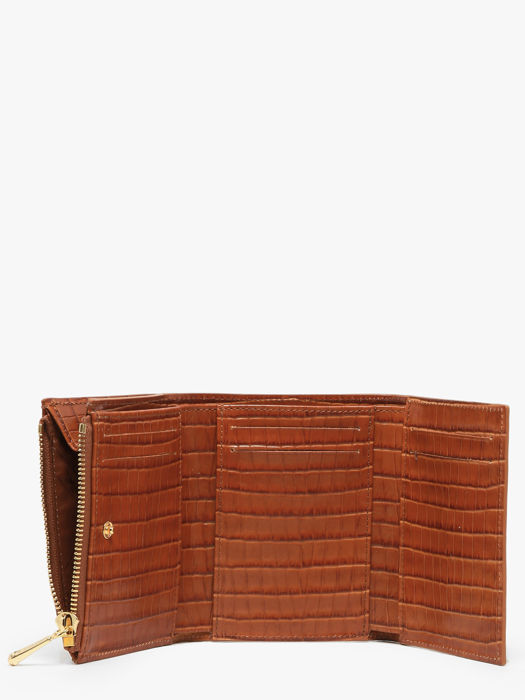 Longchamp Longchamp pocket croco Wallet Brown
