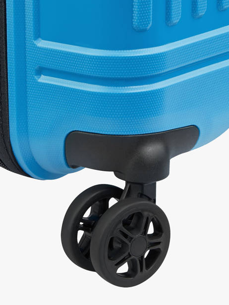 Expandable Cabin Luggage Delsey Blue lutece 3802803 other view 2