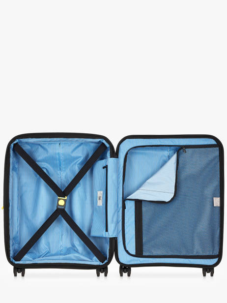 Expandable Cabin Luggage Delsey Blue lutece 3802803 other view 3