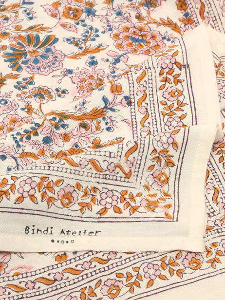 Scarf Bindi atelier Multicolor floral FL other view 1