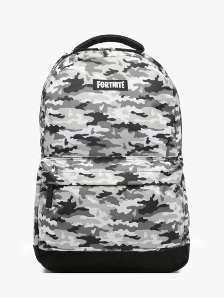 2-compartment Backpack Fortnite Gray gamer 23BZ204D