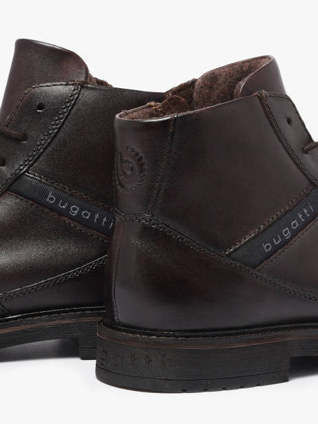 Boots In Leather Bugatti Brown men 41006400 other view 2