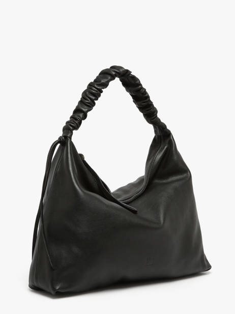 Shoulder Bag Leather Leather Biba Black leather KIB1L other view 2