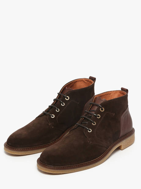 Boots In Leather Solex Brown men S3809 other view 1