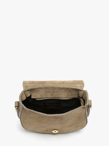 Sac Bandoulière Velvet Studs Milano Beige velvet studs VS25093 vue secondaire 3