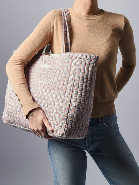 Shoulder Bag Floral Cotton Bindi atelier Multicolor floral MS other view 1