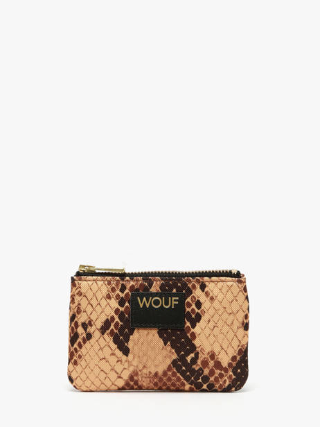 Porte-monnaie Wouf Marron boa PW250016