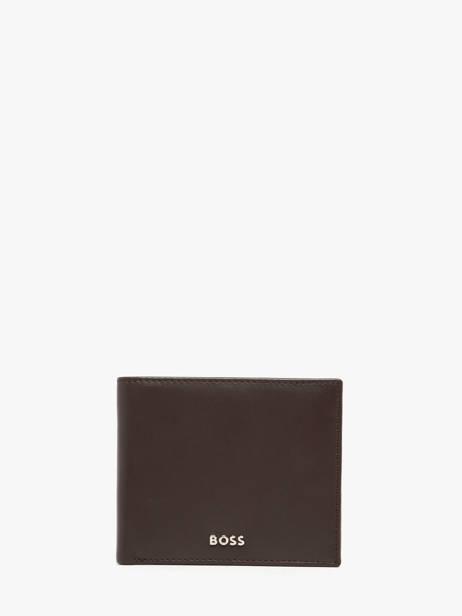 Wallet Smooth Leather Hugo boss Brown smooth HLW403Y