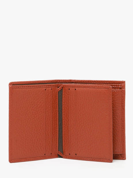 Wallet Bicolor Leather Yves renard Orange bicolor 2437 other view 1