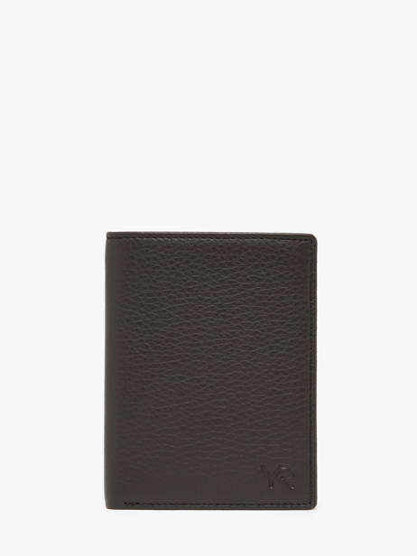 Wallet Bicolor Leather Yves renard Brown bicolor 24419
