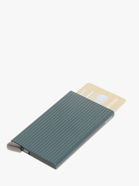 Card Holder Fluted Secrid Blue fluted CFL other view 1